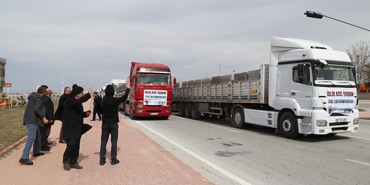 Konya İHH, Suriyeliler için İdlib'de 350 konut yapacak