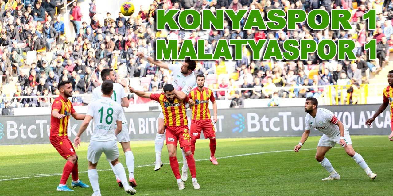 Konyaspor 1 - Yeni Malatyaspor 1