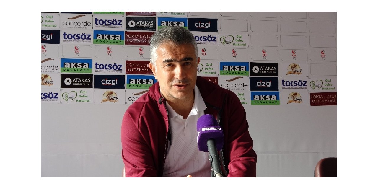 Hatayspor - BB Erzurumspor maçının ardından