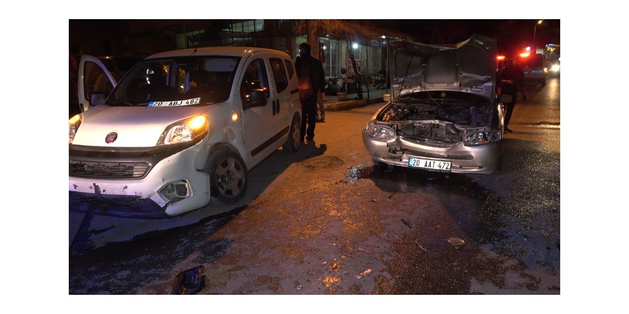 Kaza yaptı aracını bırakıp kaçtı