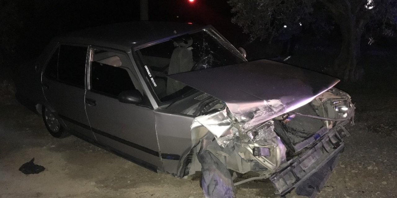 Önce kaza yaptı, sonra aracını tarlaya sakladı