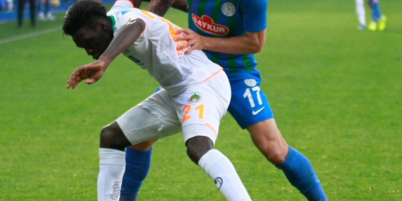 Süper Lig: Çaykur Rizespor: 1 - Aytemiz Alanyaspor: 1 (Maç sonucu)