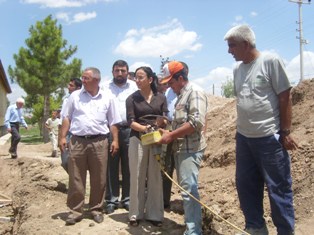 Yenicekaya ilköğretim okulu'nun temeli atıldı