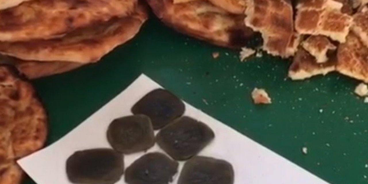 Elazığ’da pide arasında uyuşturucu ele geçirildi
