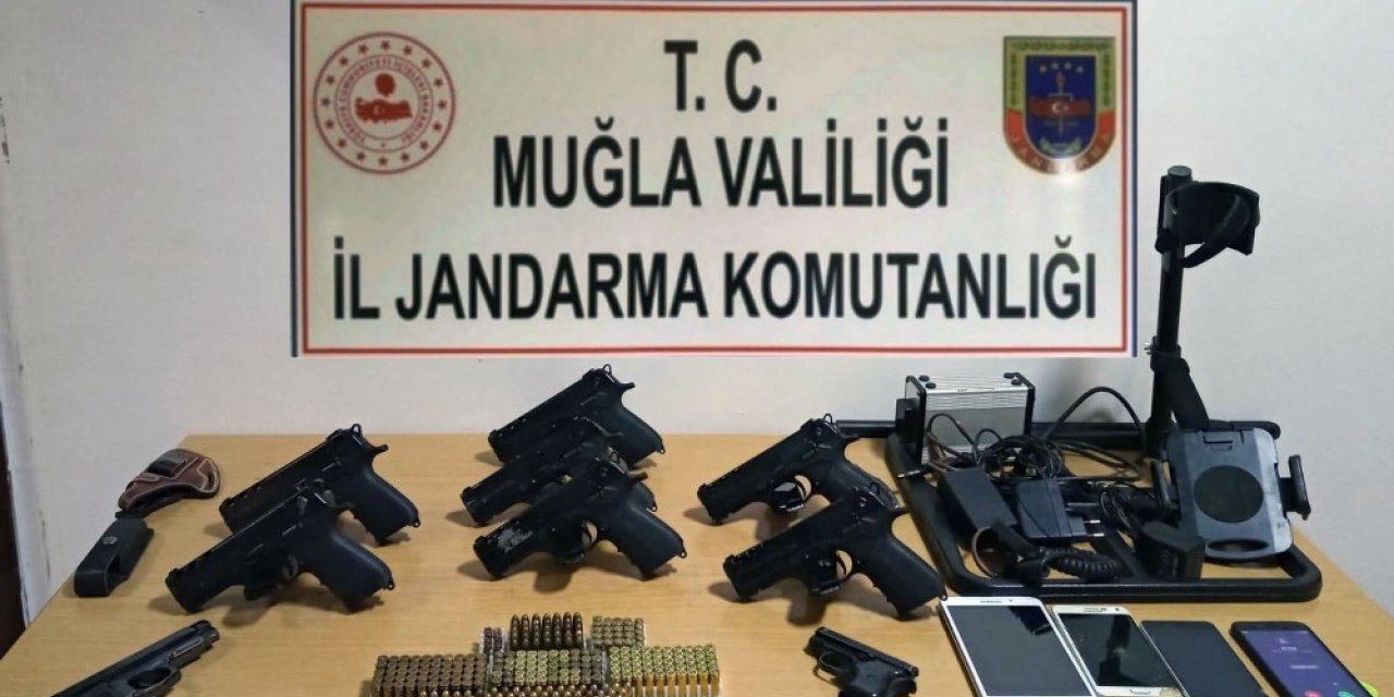 Muğla’da silah kaçakçılığına 2 tutuklama