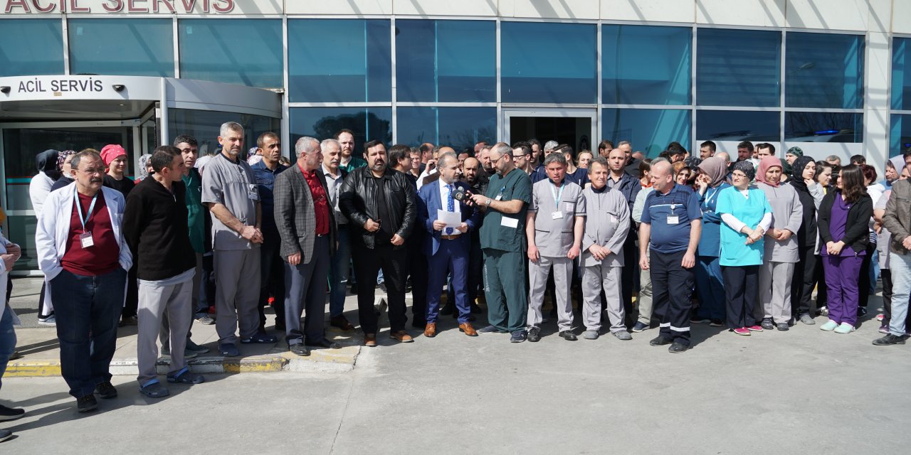 Samsun'da sağlık çalışanının darbedilmesine tepki