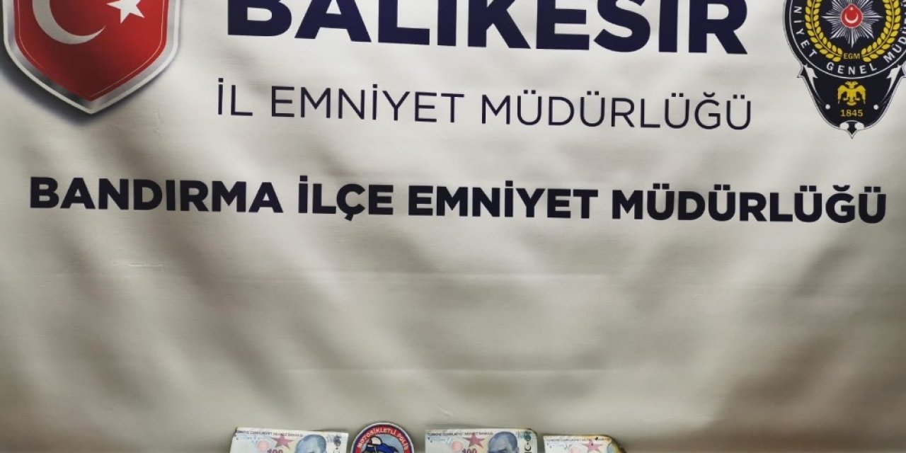 Bandırma’da sahte para operasyonu