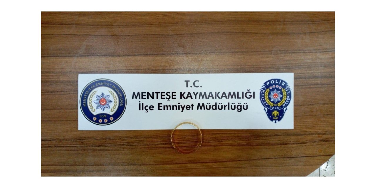 Menteşe’de ayarı düşük altın satmaya çalışan şüpheli yakalandı