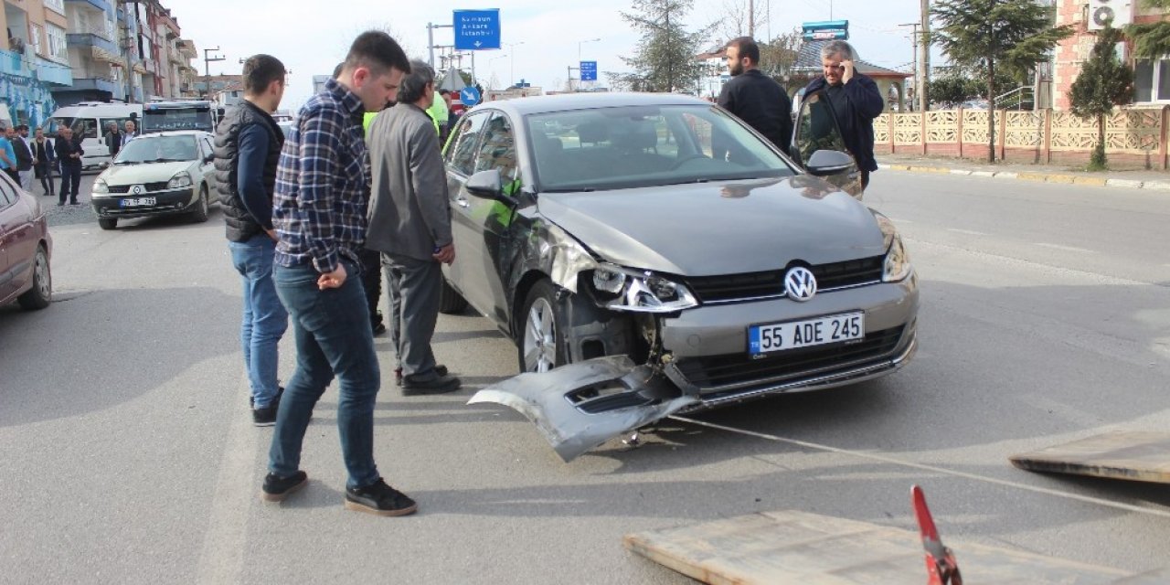 Çarşamba’da kaza: 2 yaralı