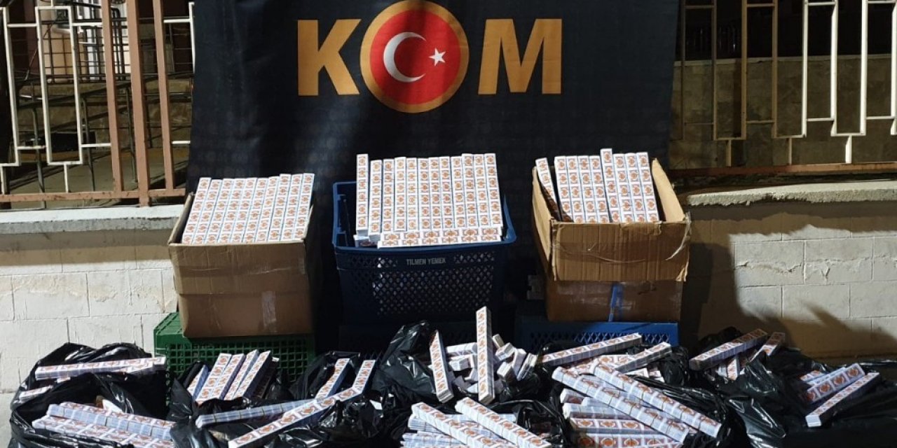 15 bin 30 paket kaçak sigara kağıdı ele geçirildi