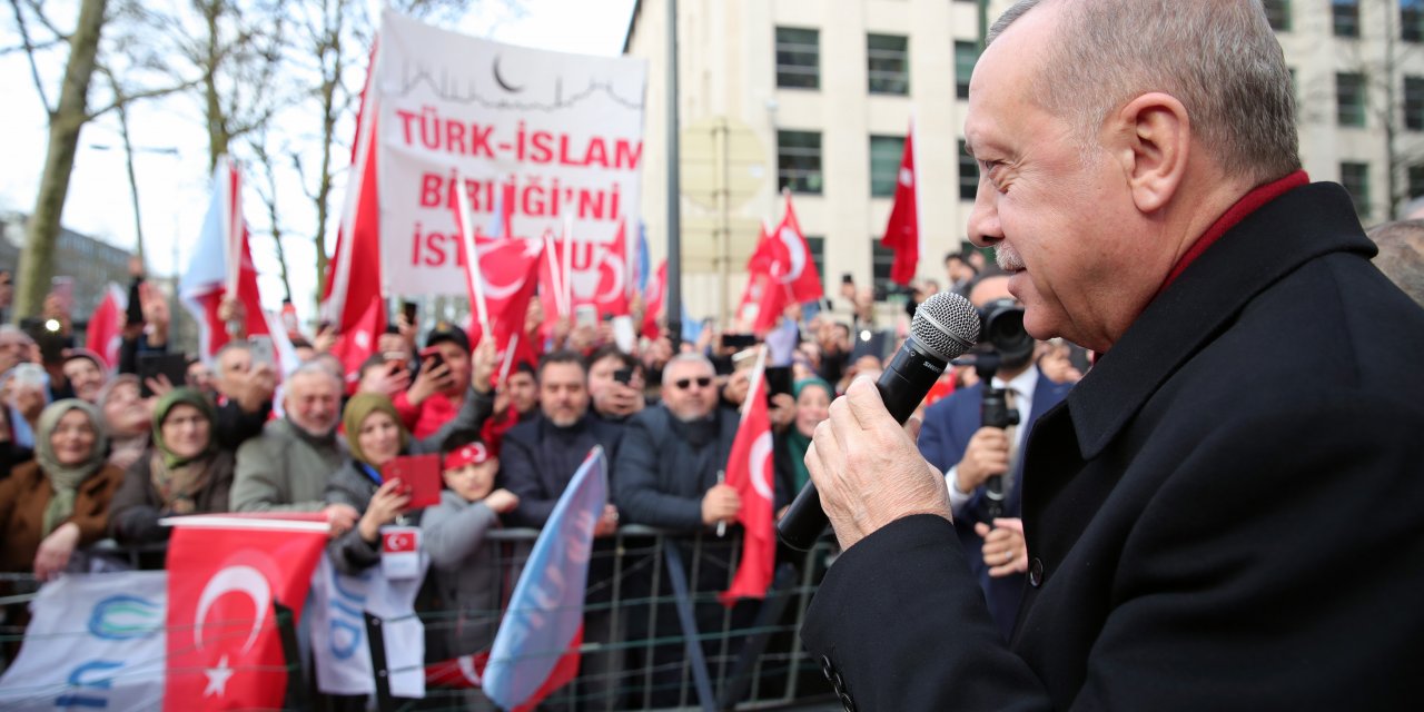 Cumhurbaşkanı Erdoğan, Brüksel'de Türk vatandaşlarına hitap etti: