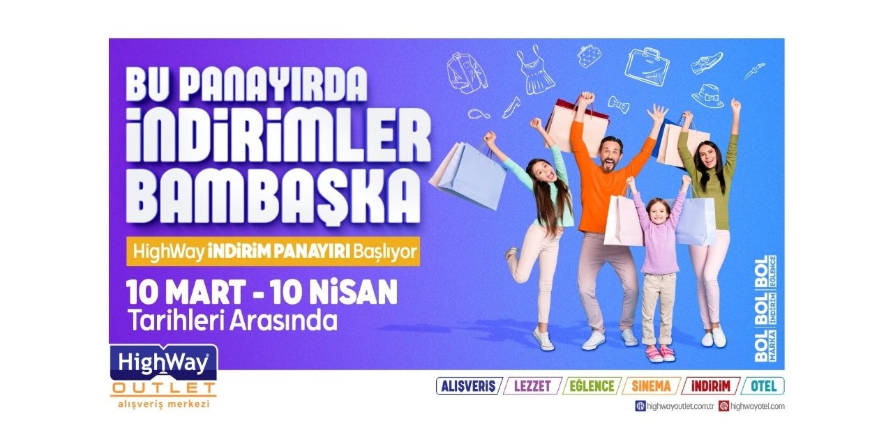 Highway AVM’de indirim panayırı başladı