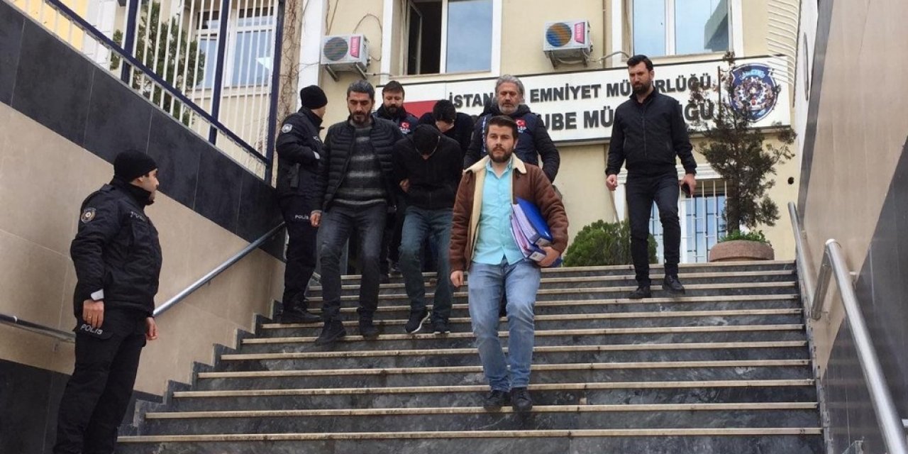 Güvenlik görevlilerini bağlayıp 2 buçuk milyonluk soygun yaptılar