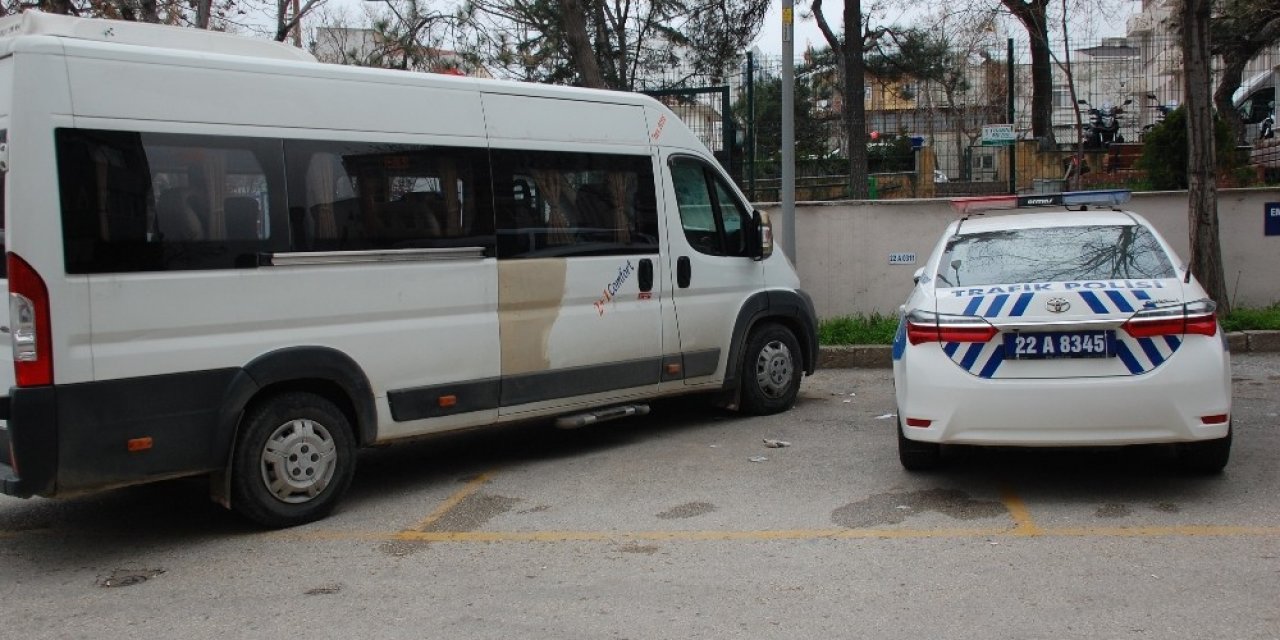 Servis şoförü, ikinci kez alkollü yakalandı