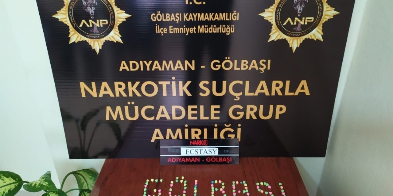 Adıyaman’da uyuşturucu hap ele geçirildi