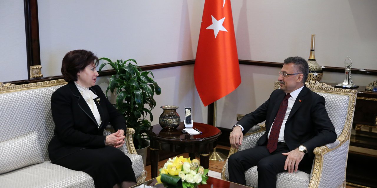 Danıştay Başkanı Güngör'den Cumhurbaşkanı Yardımcısı Oktay'a veda ziyareti