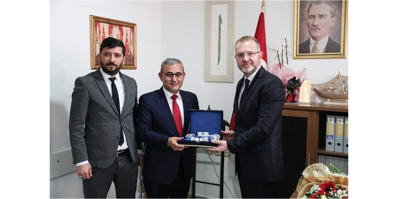 Belediye Başkanı Alim Işık ve MHP teşkilatından İl Başkanı Ceyhun’a hayırlı olsun ziyareti