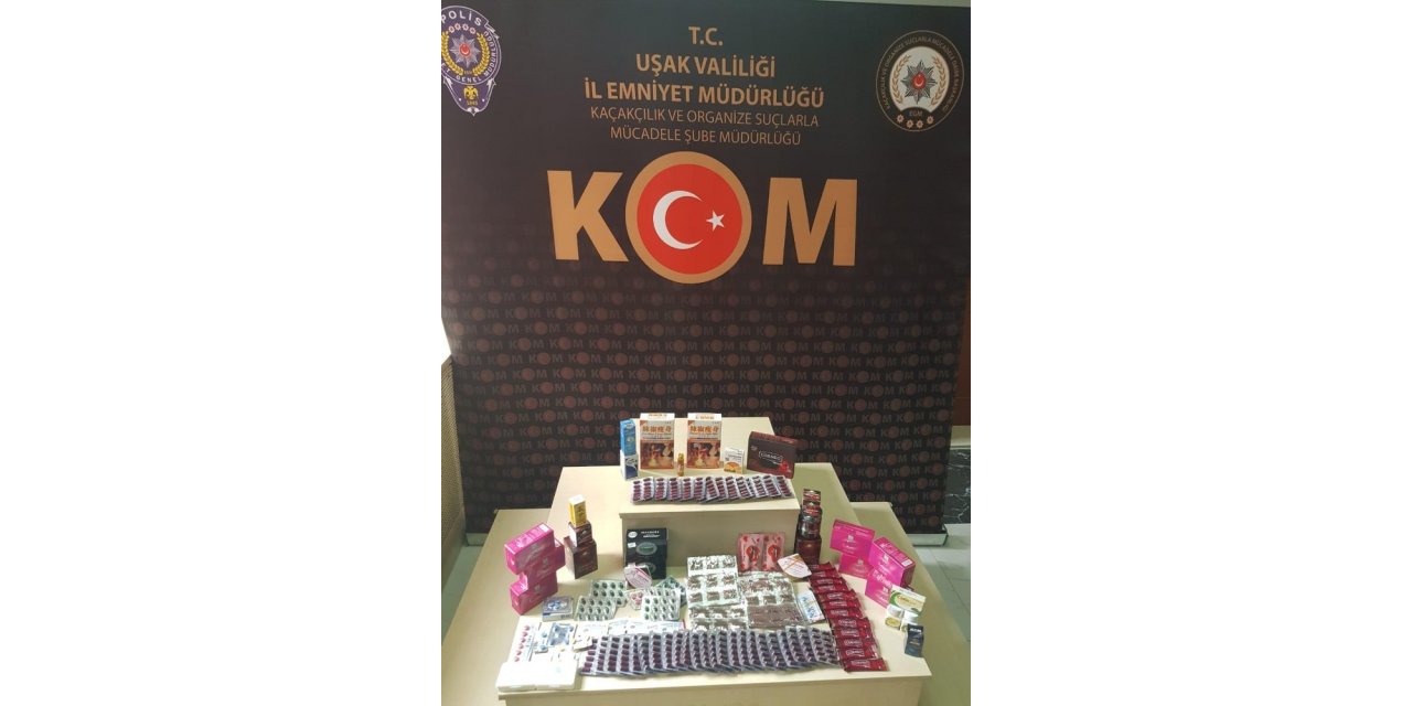 Uşak’ta 741 adet kaçak gıda ürünü ele geçirildi