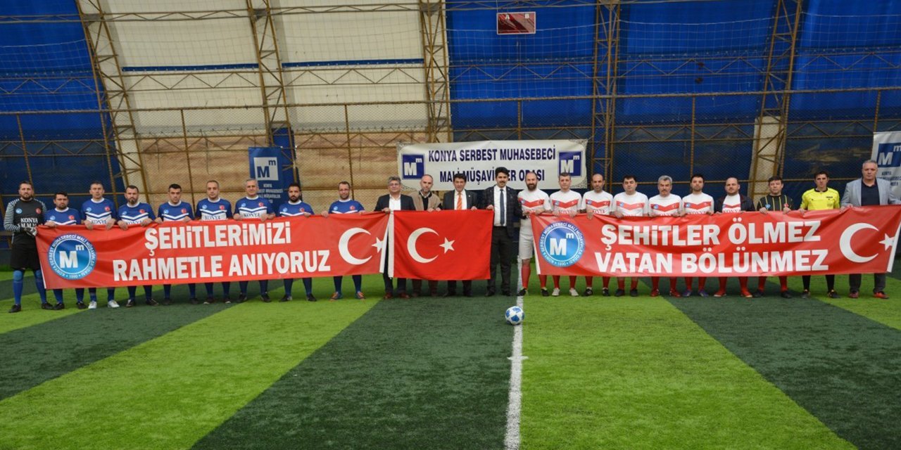 Konya SMMMO halı saha futbol turnuvası sona erdi