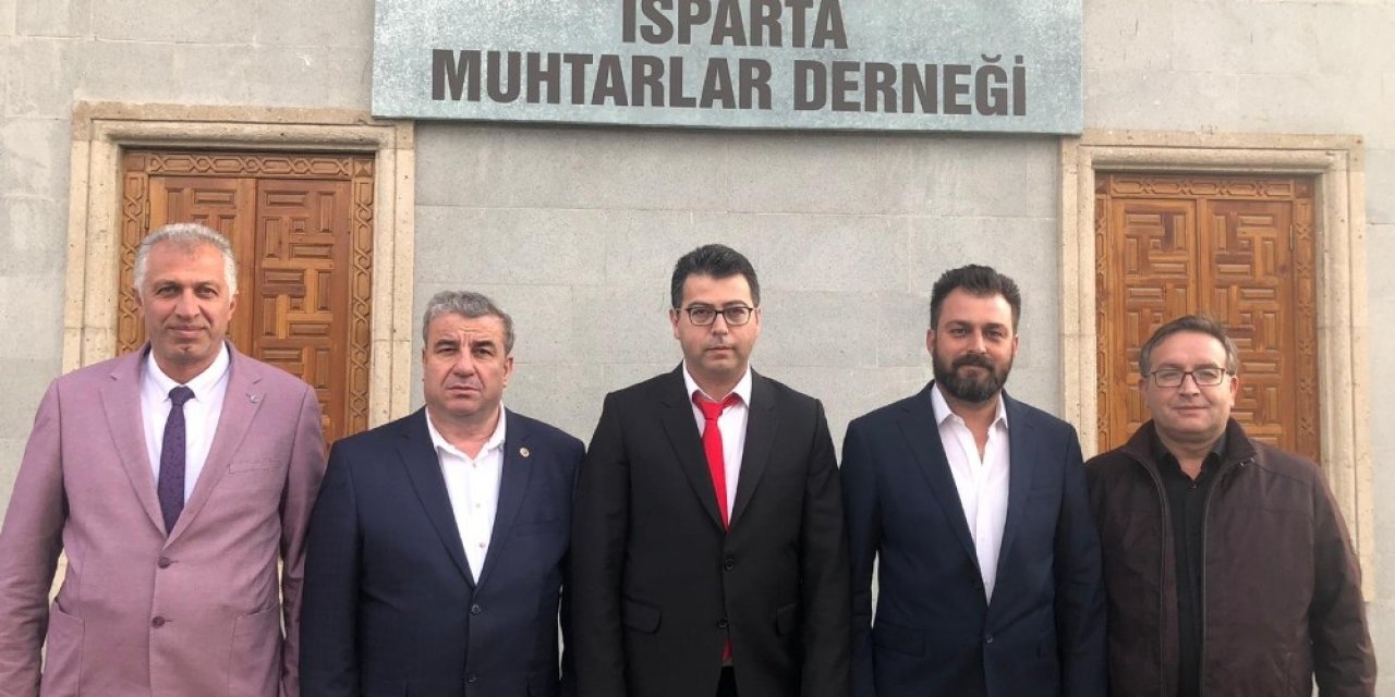 Isparta’da muhtarlar başkanını seçti