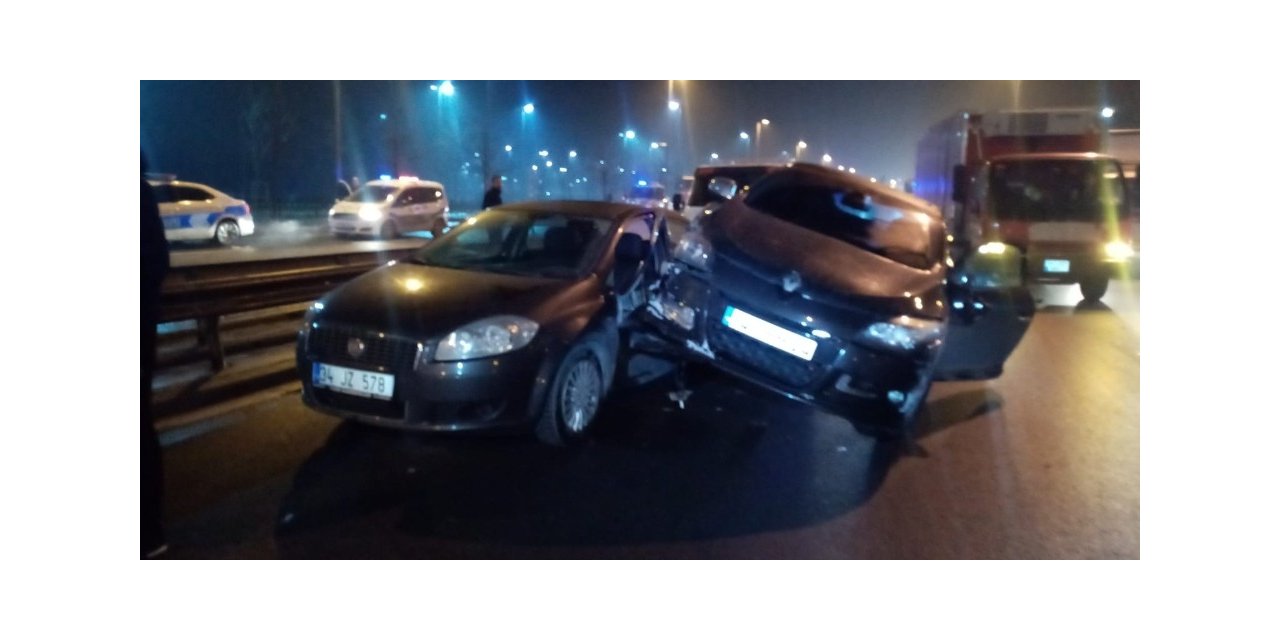 Polisin “DUR” ihtarına uymadılar, kaçarken araç çekicisine çarptılar