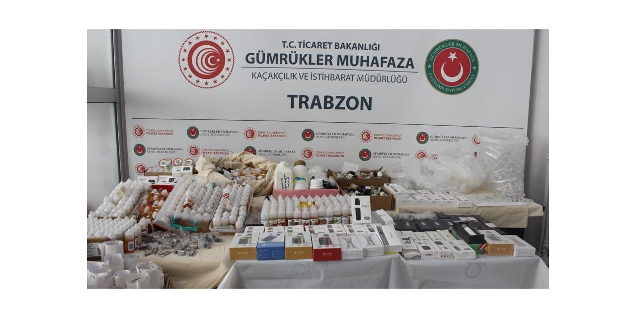 Trabzon’da elektronik sigara kaçakçılığına geçit yok