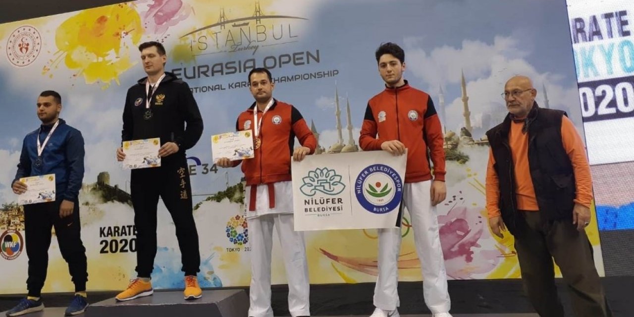 Nilüfer’e bir başarı da karateden