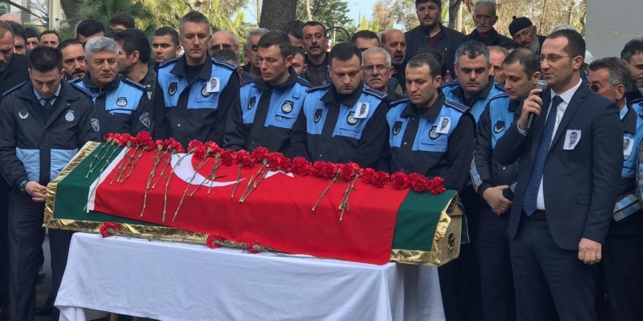 Zabıta memuruna son görev