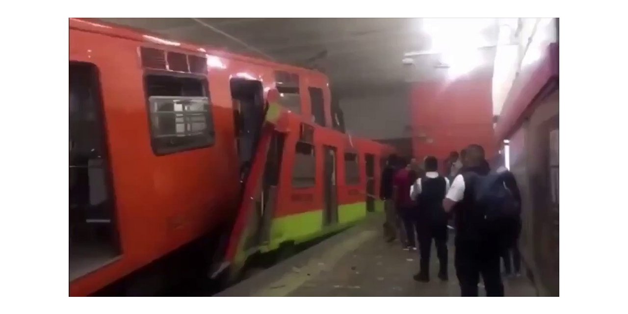 Meksika’da feci metro kazası: 1 ölü, 45 yaralı