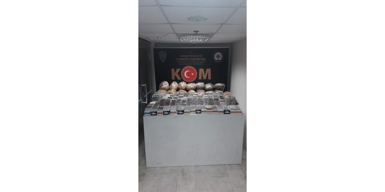 Eskişehir’de kaçak tütün operasyonu: 1 gözaltı