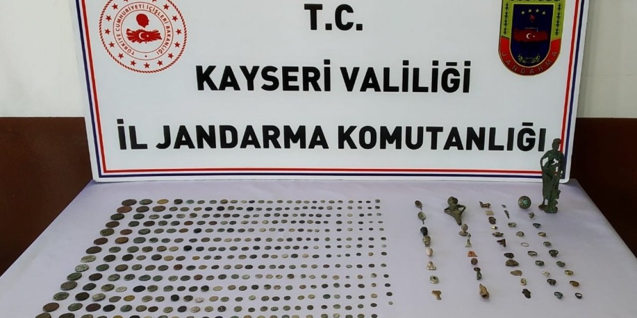 Kayseri’de tarihi eser operasyonu