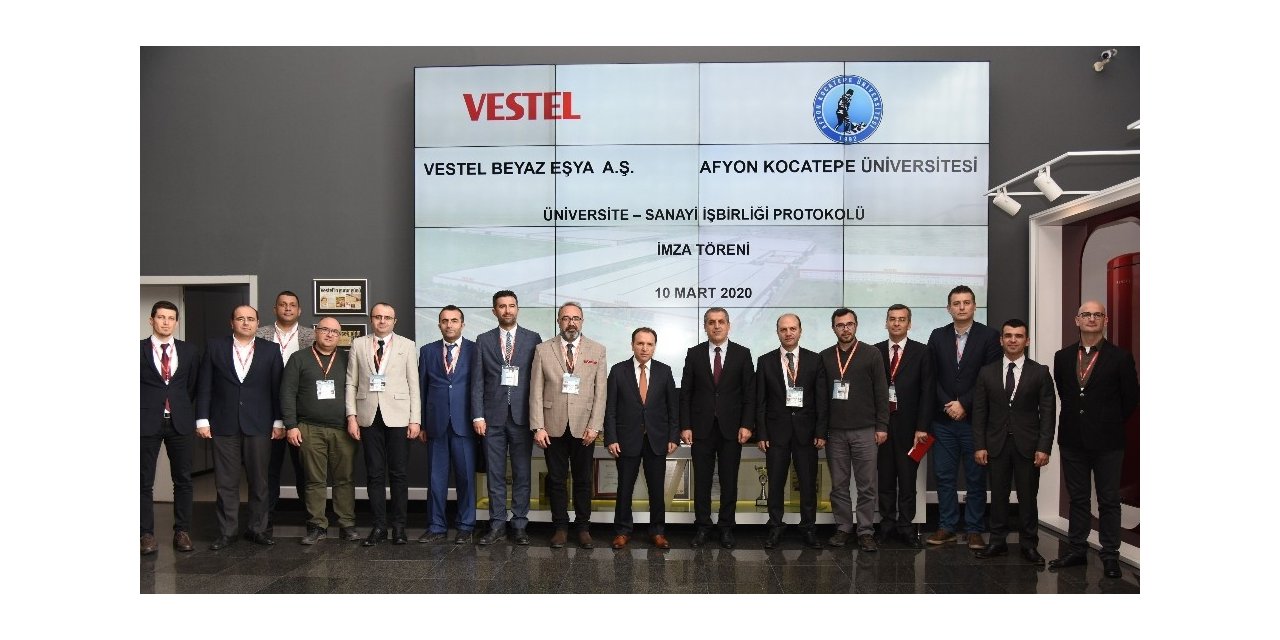 Vestel Beyaz Eşya, Afyon Kocatepe Üniversitesi ile iş birliği protokolü imzaladı
