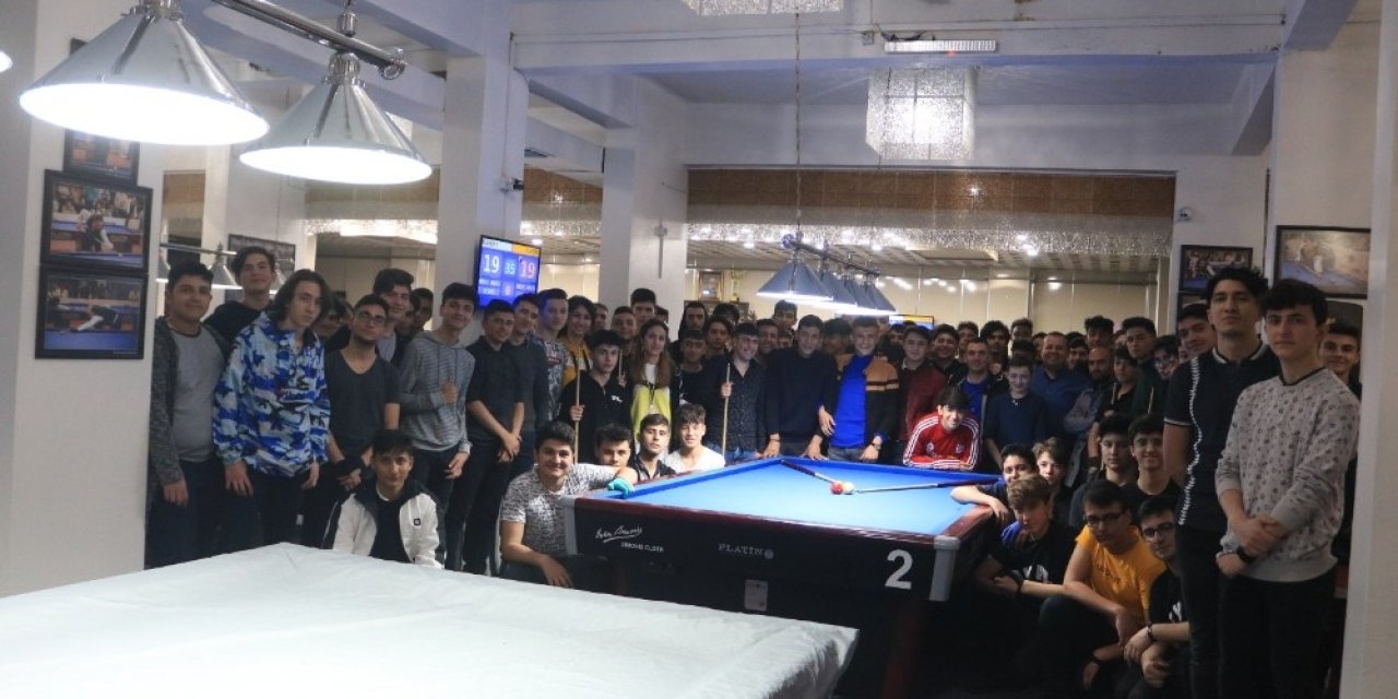 Bilardo müsabakalarına rekor katılım