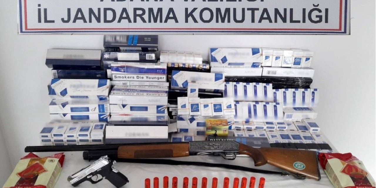 Kozan’da 792 paket kaçak sigara ele geçirildi