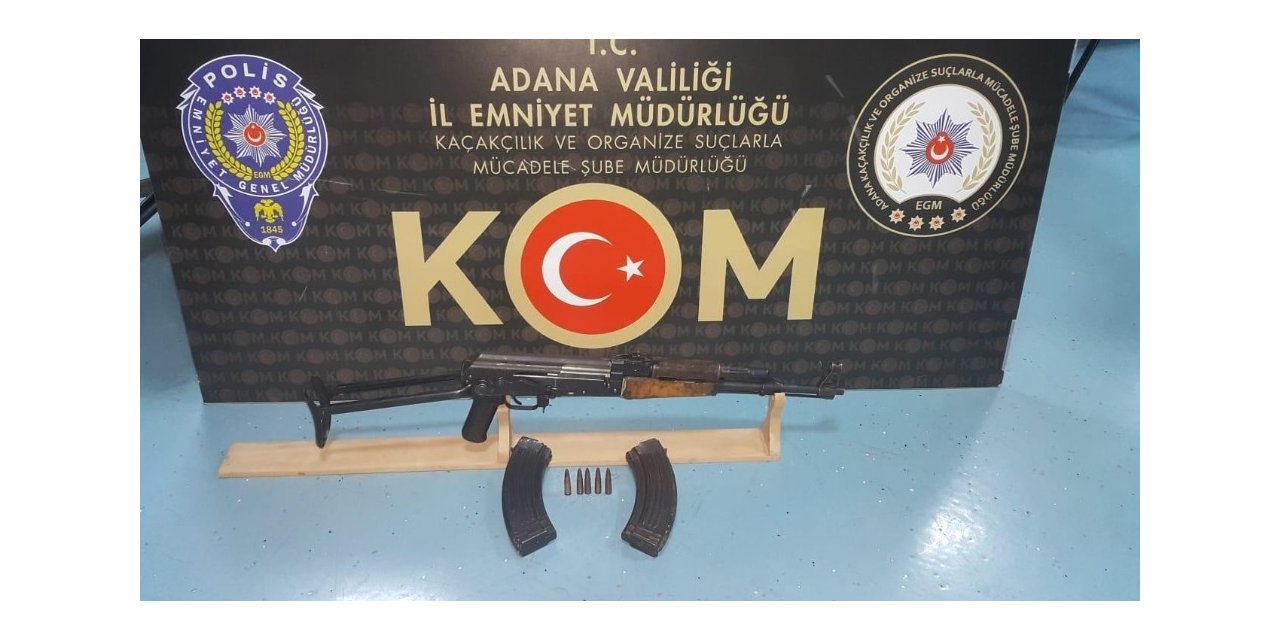 Adana’da uzun namlulu silah operasyonu
