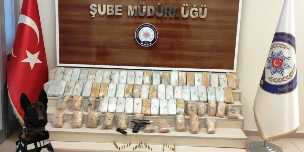 Van’da 35 kilo uyuşturucu ele geçirildi