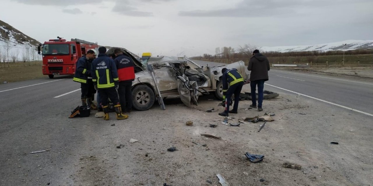 Gürpınar’da trafik kazası; 1 yaralı