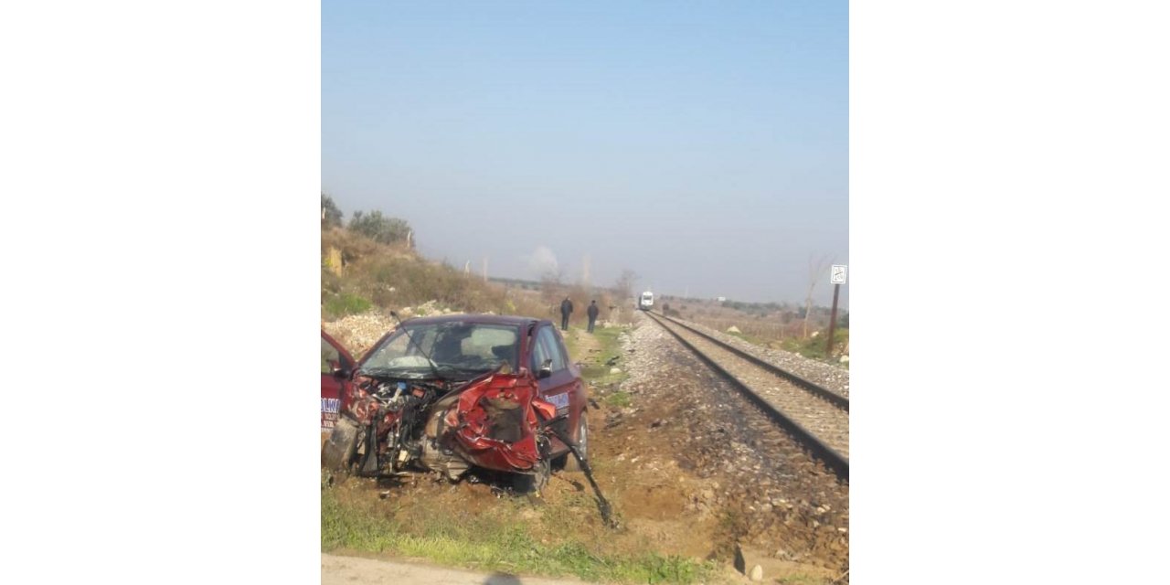 Manisa’da tren kazası: 1 yaralı