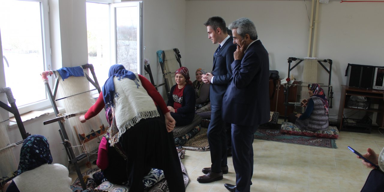 Ayrancı Kaymakamı Çakır'dan Halk Eğitim Merkezine ziyaret