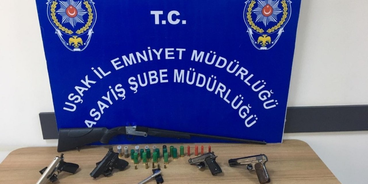 Uşak’ta silah ticareti yaptığı iddia edilen şahıs yakalandı