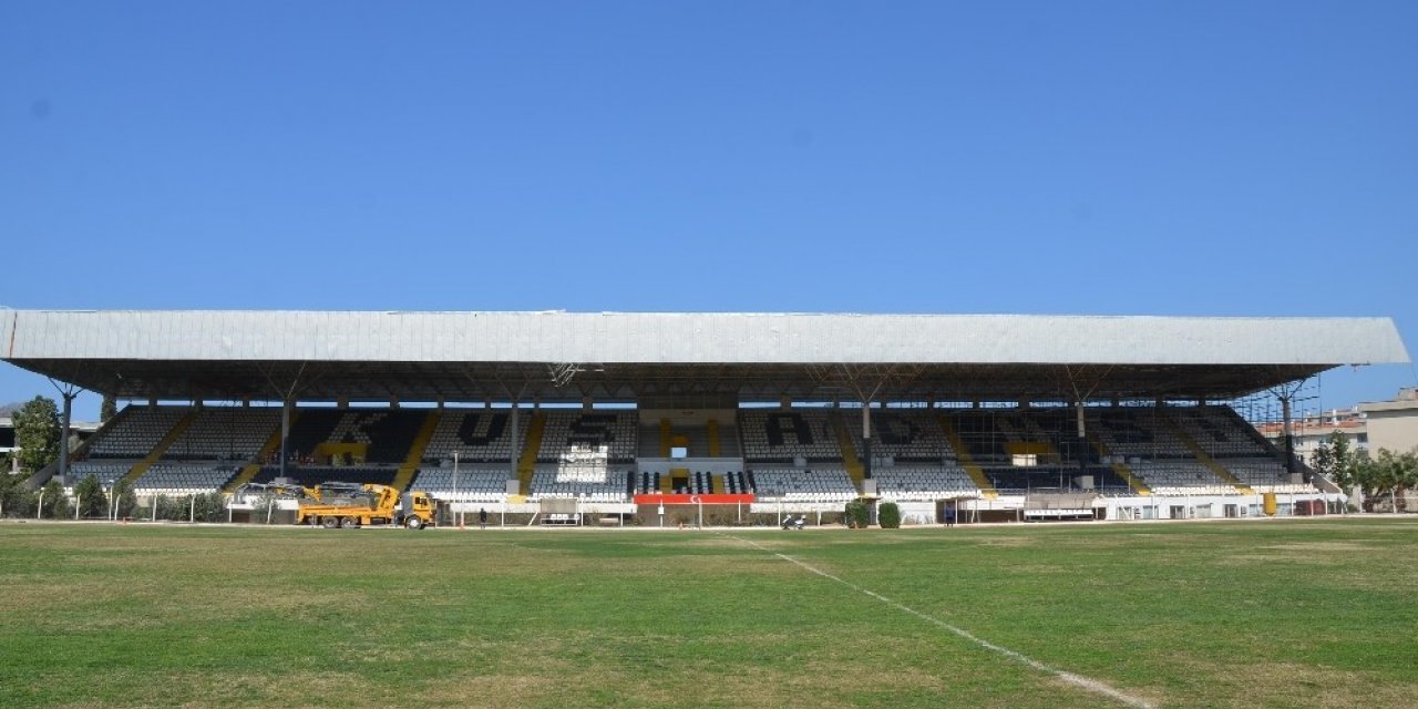 Kuşadası’nın emektar Özer Türk Stadyumu yenileniyor