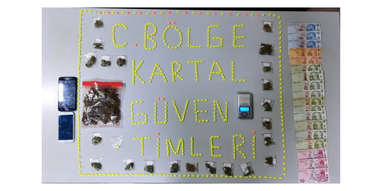 ‘Yeşil çay’ parolasıyla uyuşturucu satan şahsa operasyon