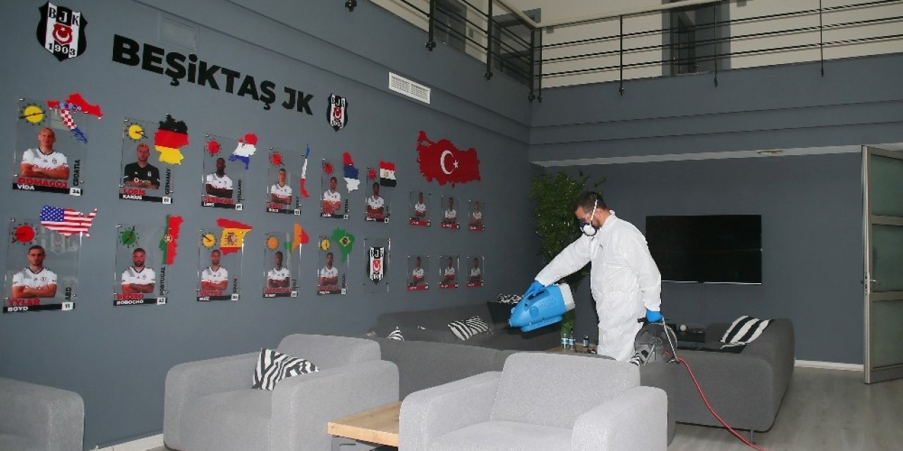 Beşiktaş Kulübü, tesisleri dezenfekte etti