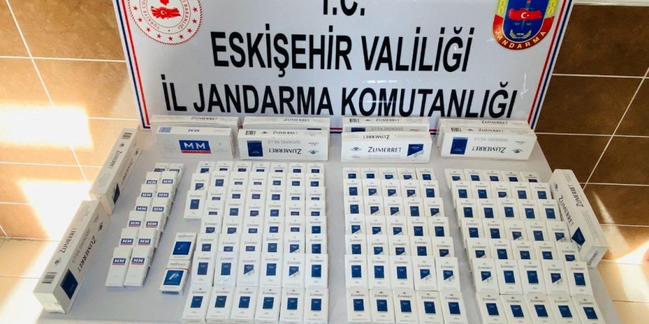 Eskişehir’de 150 paket kaçak sigara ele geçirildi