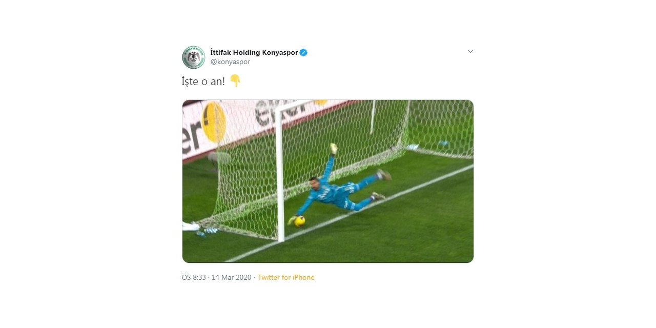 Konyaspor’dan ’gol’ göndermesi