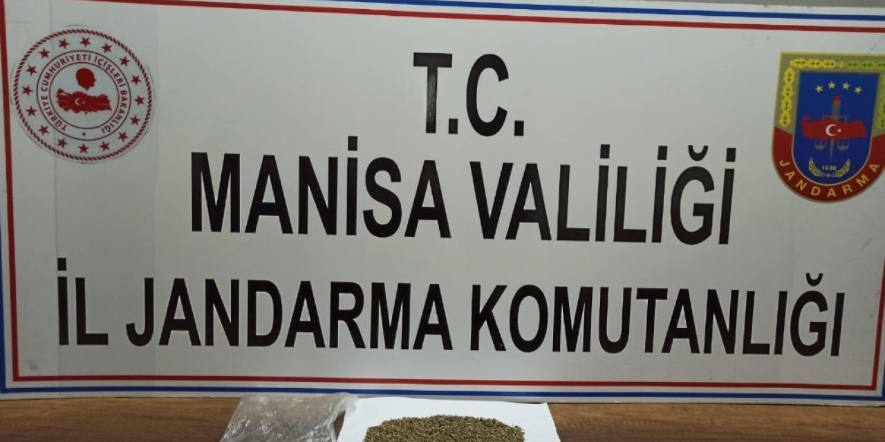 Manisa’da jandarmadan uyuşturucu operasyonu