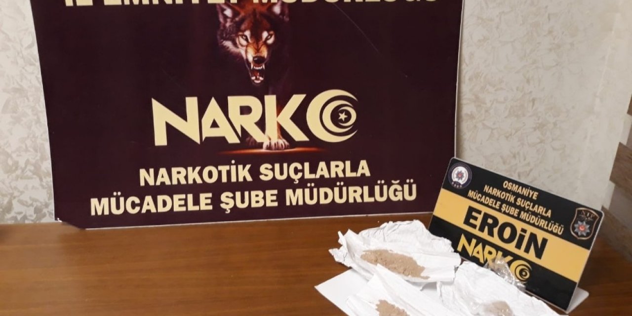 Osmaniye’de uyuşturucu operasyonunda 4 gözaltı