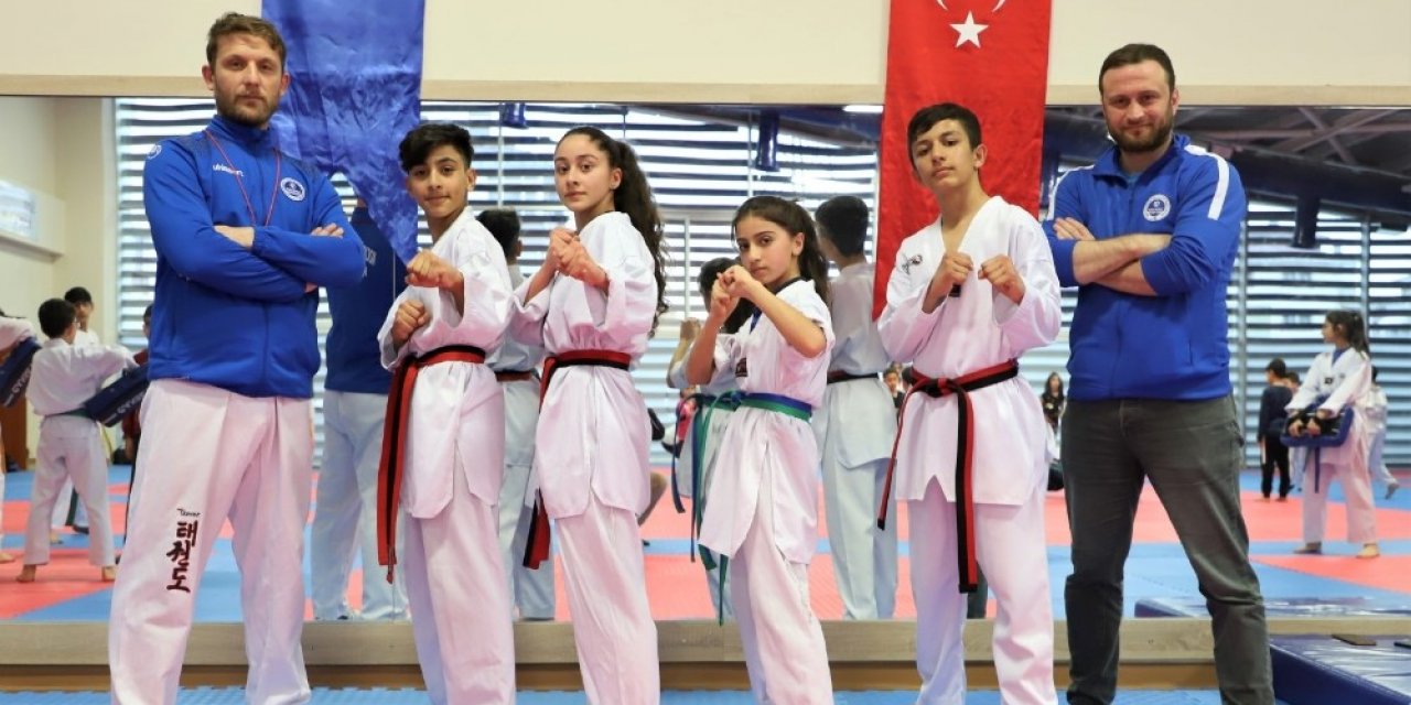 Bilgievleri öğrencileri Türkiye Tekvando Şampiyonasına hazırlanıyor