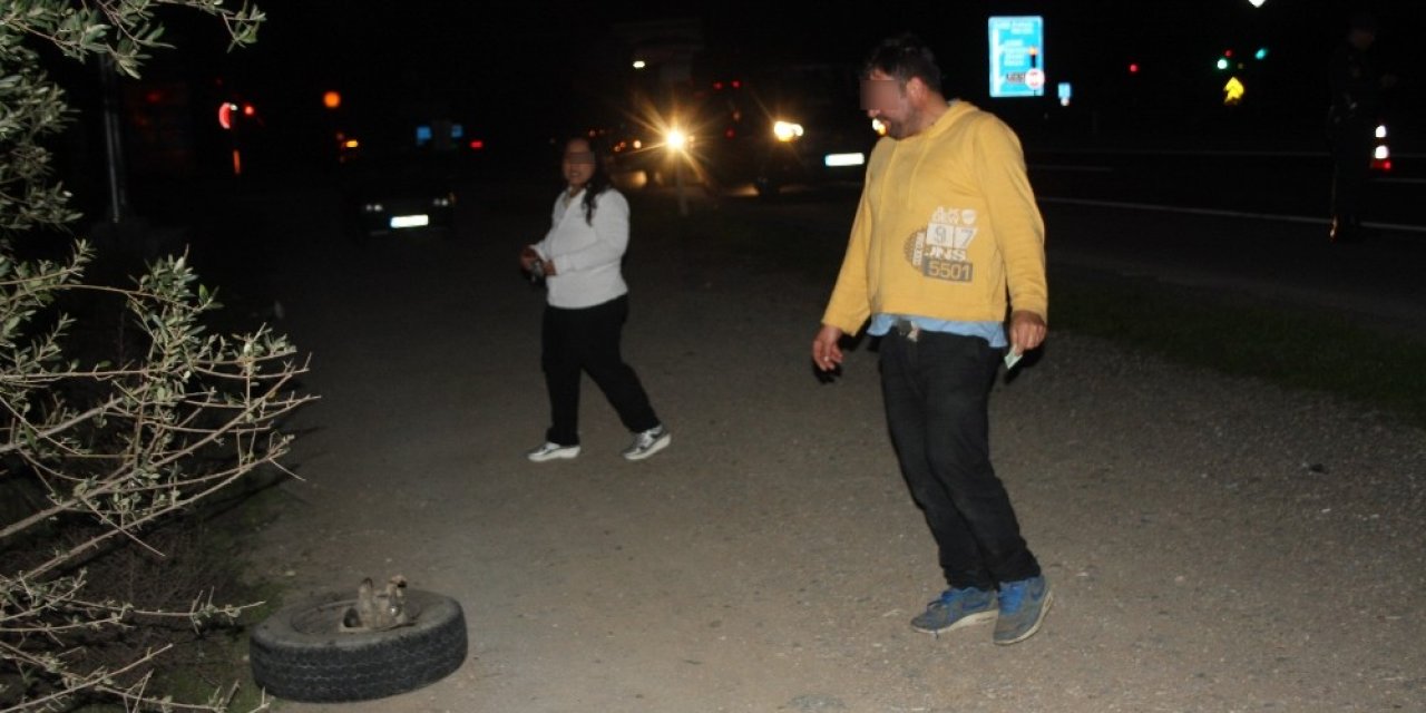 Polis ve jandarmanın 220 promil alkollü sürücüyle imtihanı