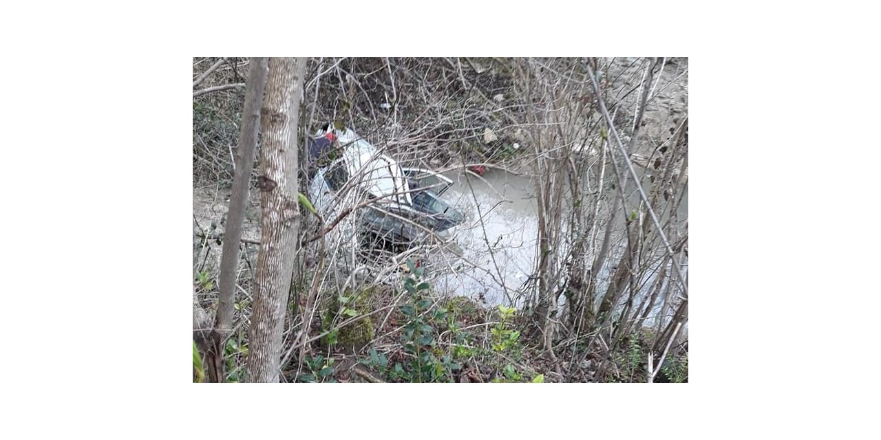 Ordu’da otomobil dereye uçtu: 4 yaralı